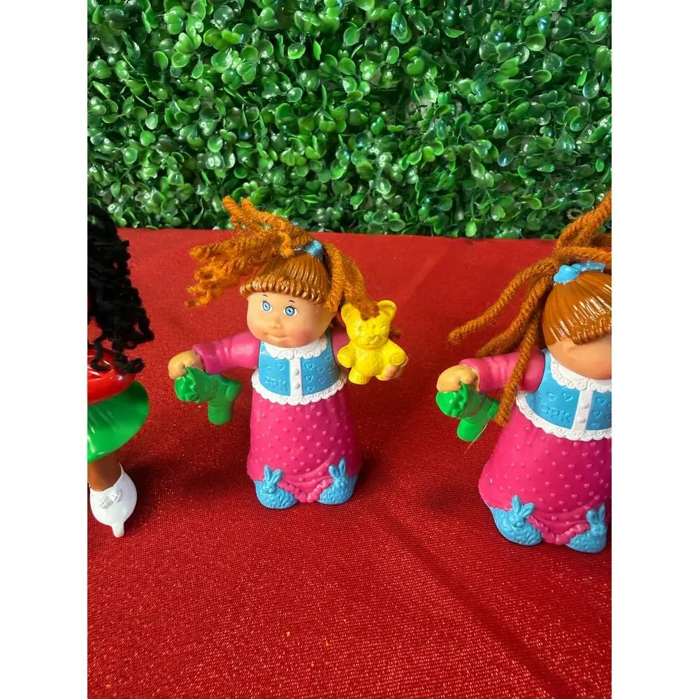 Vintage 1992 Cabbage Patch Kids McDonald Happy Meal PVC Figures Lot of 4 90s